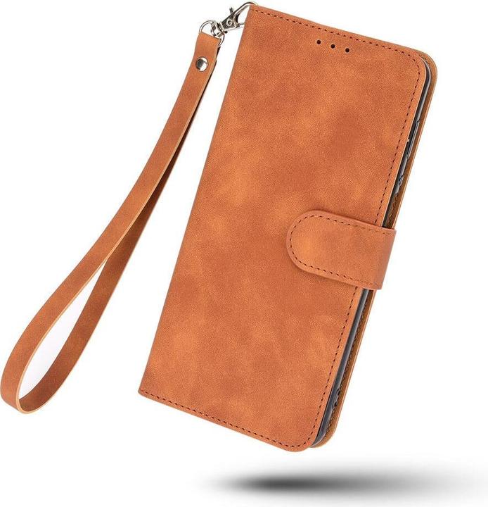 Actual product image Cover-Discount OPPO A58 4G - Leather case cover brown (Oppo A58 4G)