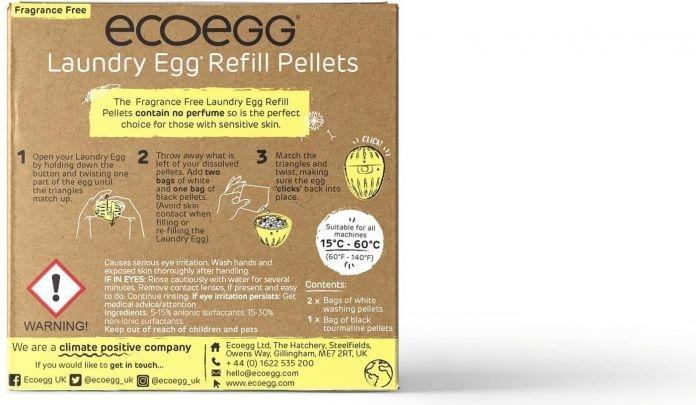 Image du produit Ecoegg Waschei Refill Fragrance Free (50 Cycles de lavage, Perles à linge)