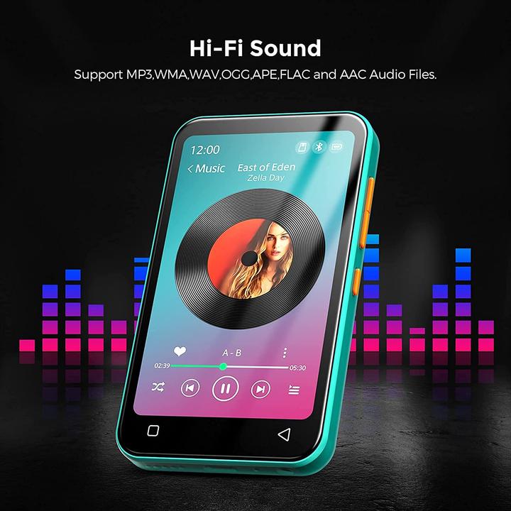 Immagine prodotto Timmkoo Lettore MP3 con Bluetooth (8 GB)