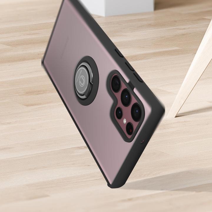 Image du produit Avizar Étui pour téléphone portable avec support pour anneau Series (Samsung Galaxy S22 Ultra)