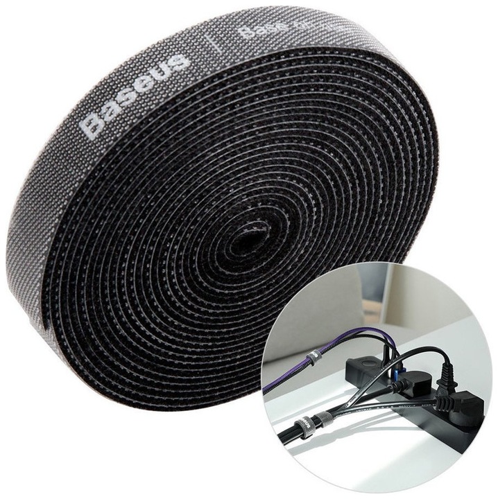 Actual product image Baseus Rainbow Circle (Velcro cable ties, 3000 mm, 1 pcs.)