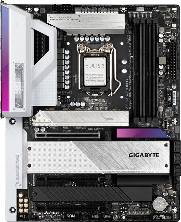 Produktbild Gigabyte Z590 VISION G (LGA 1200, Intel Z590, ATX)
