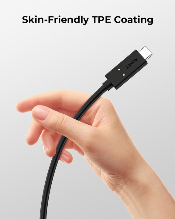Produktbild Aukey USB C — USB C (0.80 m, USB 4.0, 240 W)