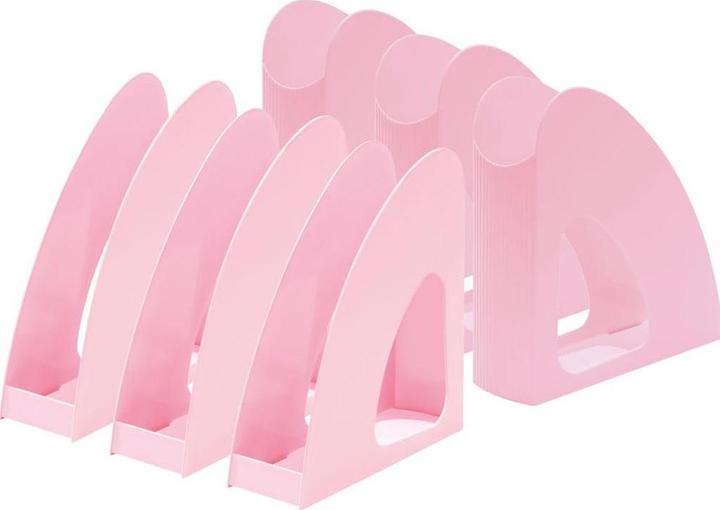 Actual product image Han Magazine file Re-LOOP pastel pink (A4, C4)