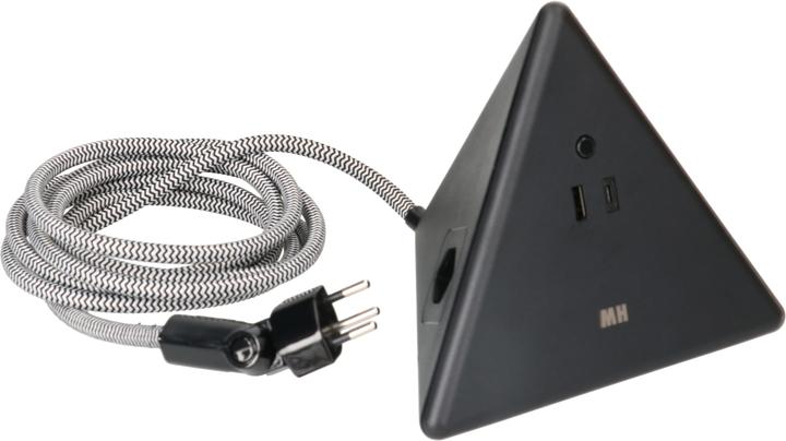 Image du produit Max Hauri Pyramide énergétique (2x, Type 13, USB-A, USB-C, 2.50 m)
