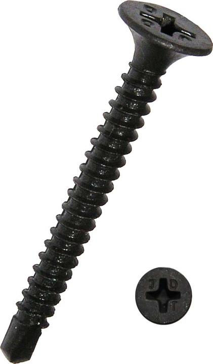 Produktbild Dresselhaus Schnellbauschrauben mit Bohrspitze 3,5x45 mm PH2 phosphatiert (1000 Schrauben pro Stück)