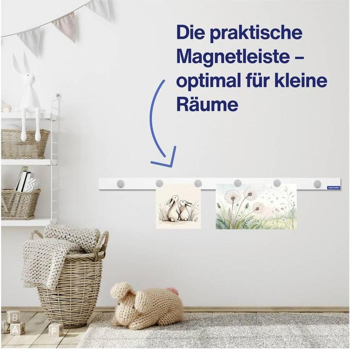 Actual product image Magnetoplan MAGNETOWALL - wall curtain rail (10 x)