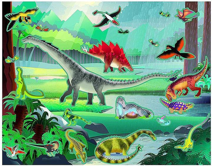 Produktbild Melissa & Doug Wiederverwendbares Stickerbuch - Urwelt