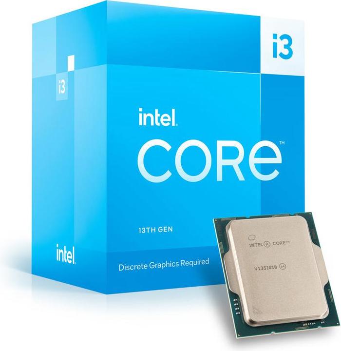 Actual product image Intel Core i3-13100F (LGA 1700, 3.40 GHz, 4 -Core)