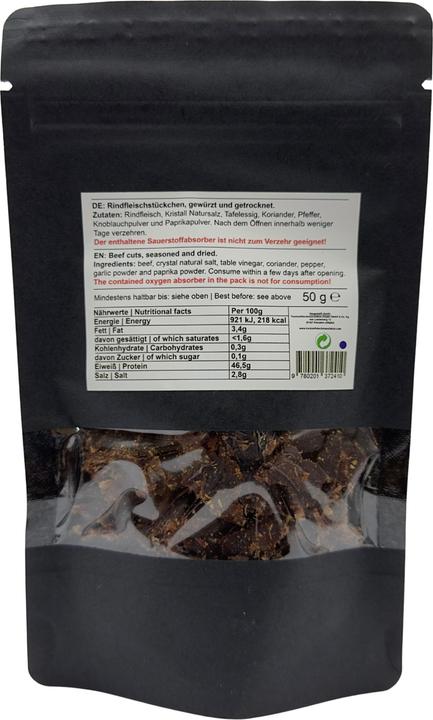 Produktbild Trockenfleischmanufaktur-Allgäu Biltong Original Bayern (50 g)