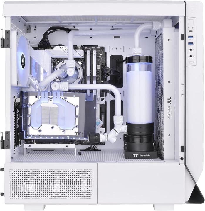 Actual product image Thermaltake Pacific SR420 Slim Radiator Snow Edition (140 mm)