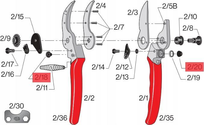 Produktbild Felco Reparatursatz
