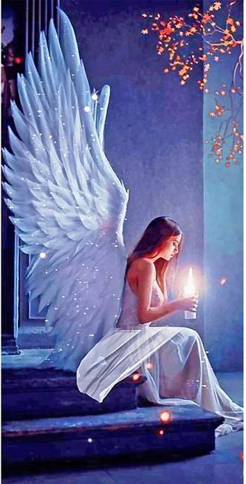 Shenzhen Diamond Painting Engel 39 x 79 cm