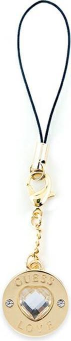 Produktbild Guess zawieszka GUCPMHGLD Phone Strap Heart Diamond Charm with Rhinestones