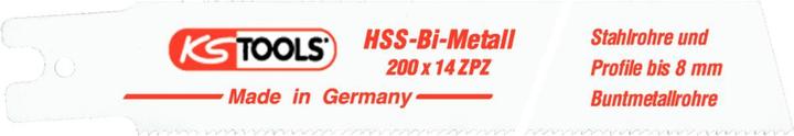 KS Tools Sabre saw blade Rems, HSS bi-metal