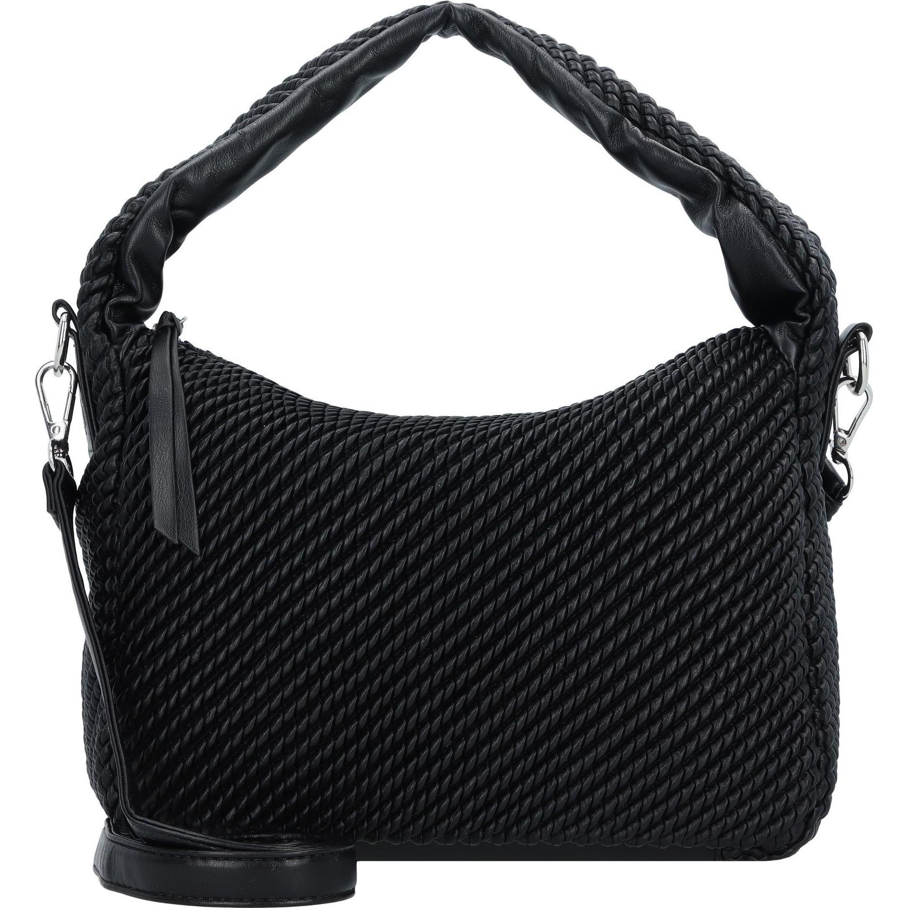Tom Tailor, Handtasche, Nomi Schultertasche 27 cm, Schwarz