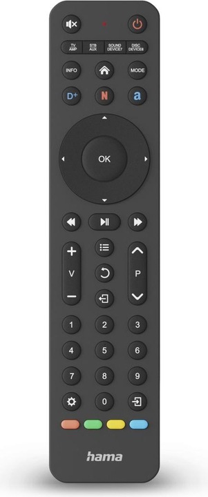 Actual product image Hama Universal remote control TV, infrared, for 8 devices, adaptive, app buttons (Universal remote control, Infrared)
