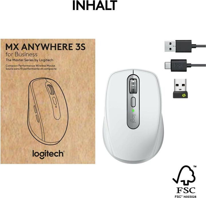 Actual product image Logitech MX Anywhere 3s for Business (Wireless)