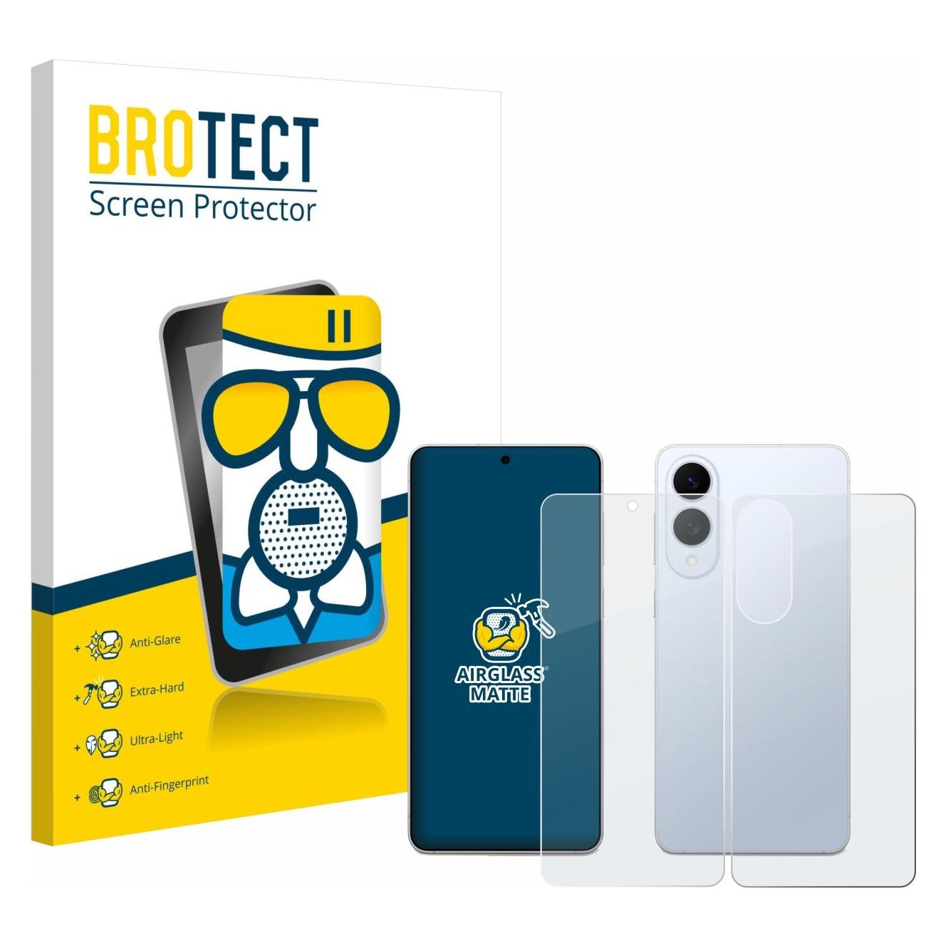3 Pezzi Anti-Riflesso Vetro Pellicola Protezione per Gigaset GS5