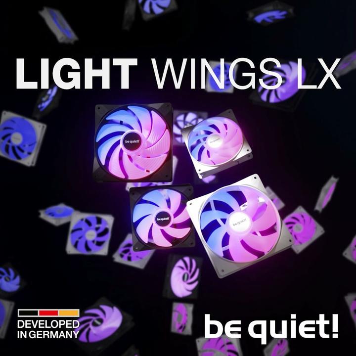 Productafbeelding be quiet! LIGHT WINGS LX 120mm PWM hoge snelheid Wit Triple-Pack (120 mm, 3 x)