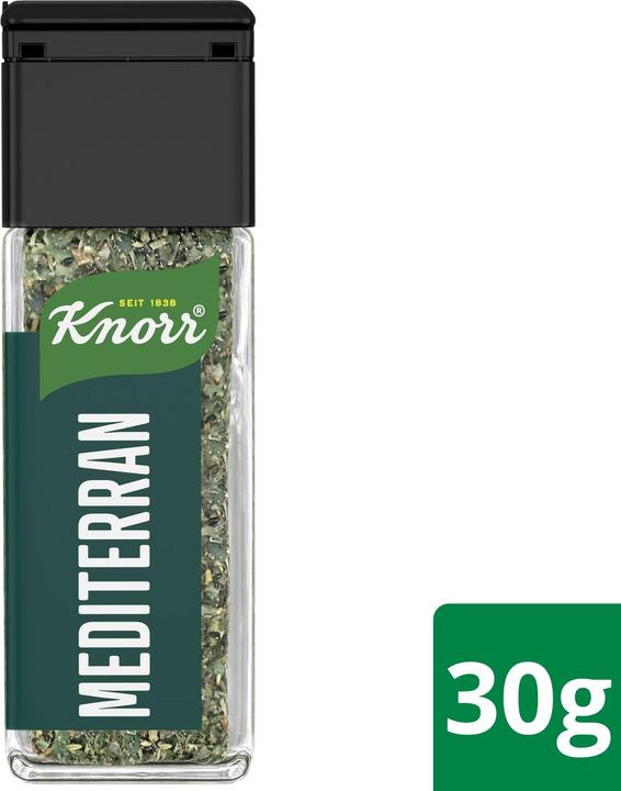 Produktbild Knorr 100% Natürlich Würzmischung Mediterran, Gewürz Streuer mit Rosmarin, Würzen ohne Salz und Zucker (30 g)