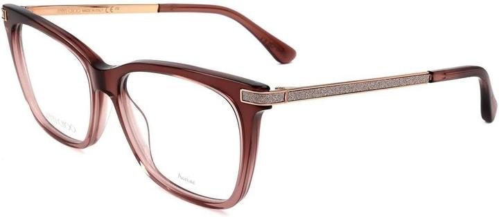 Jimmy Choo Jc353 Shaded Burgundy Pink 53 Women Shaded Burgundy Pink Shaded Burgundy Pink (Geen correctie)