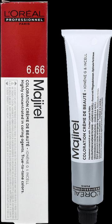 Actual product image L'Oréal Professionnel Majirouge Abs (6.66 dark blonde deep red)