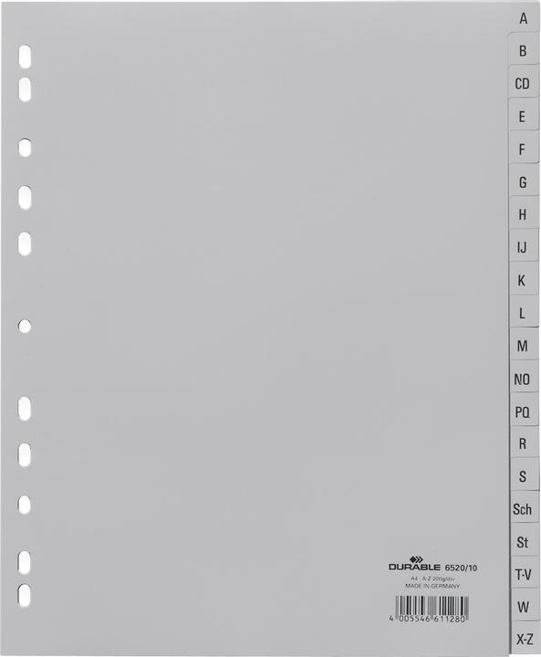 Immagine prodotto Durable Registrati A-Z