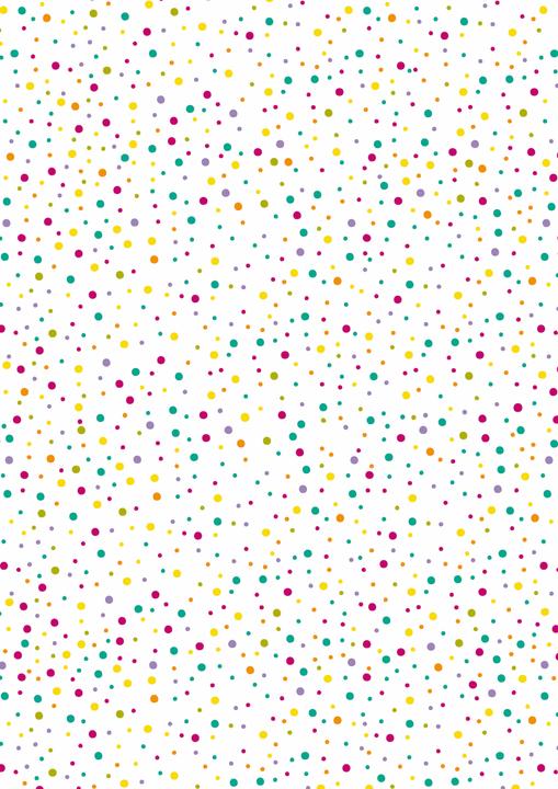 Actual product image MarpaJansen Transparent paper "Rainbow dots", 50 x 60 cm (115 g/m²)