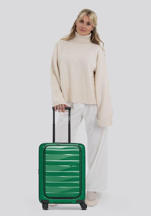 Produktbild Bergpfeil Travel 4 Rollen Kabinentrolley 55 cm Laptopfach mit Dehnfalte (46 l)