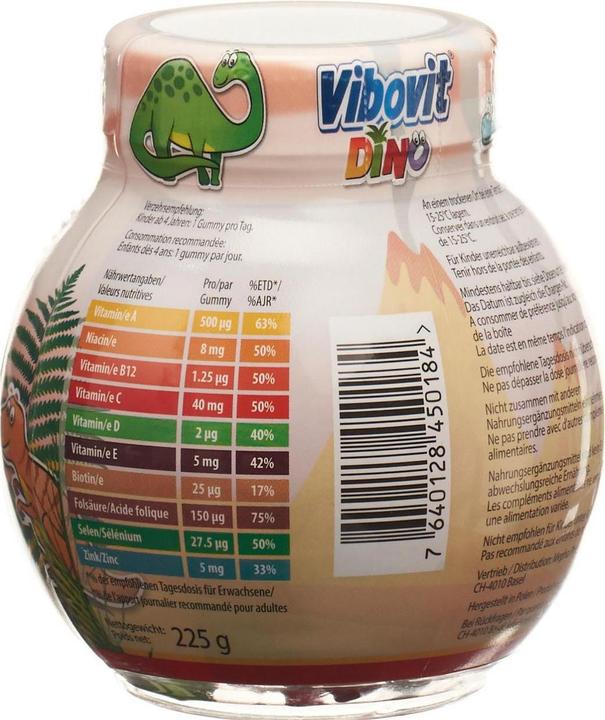 Image du produit ViboVit Dino (50 pièce(s), Gummies, 275 g)