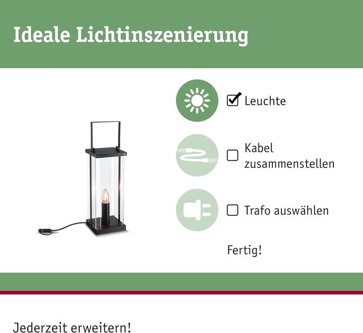 Produktbild Paulmann Outdoor Plug & Shine Classic (140 lm, E14, IP44)