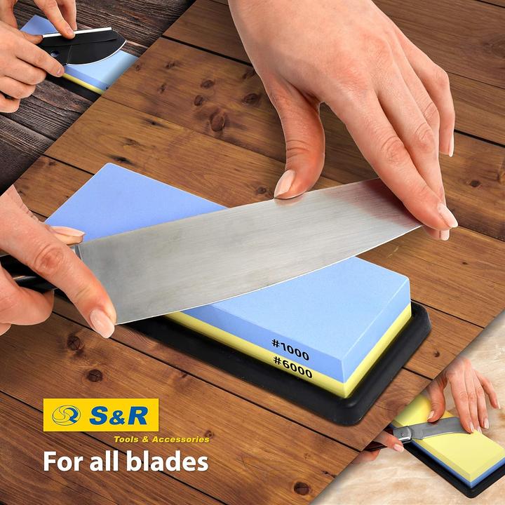Produktbild S&R Doppelseitiger Schleifstein