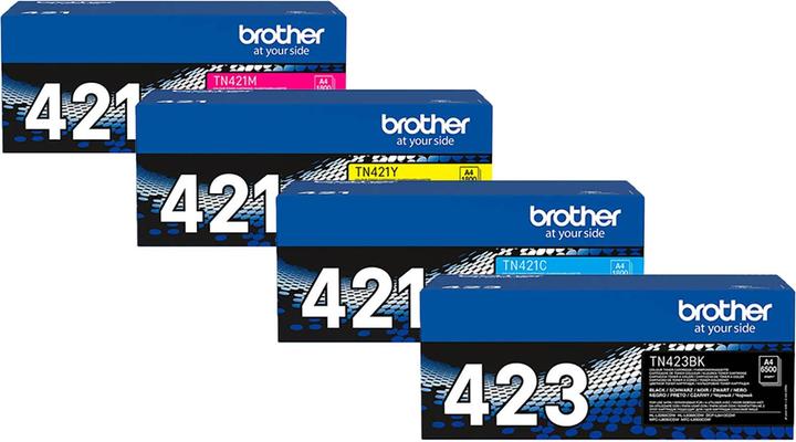 Actual product image Brother TN-421 Set (M, C, Y, FC)