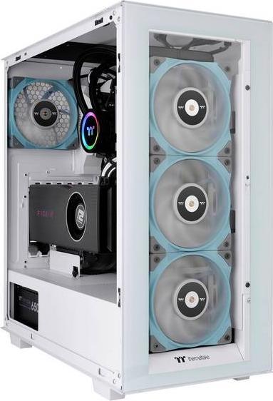 Actual product image Thermaltake TOUGHFAN 12 Radiator Fan 1Pack Turquoise (120 mm, 1 x)