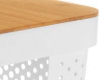 Produktbild Kinvara mehrzweck-perforierte box mit bambusdeckel grd wei (35.70 cm)