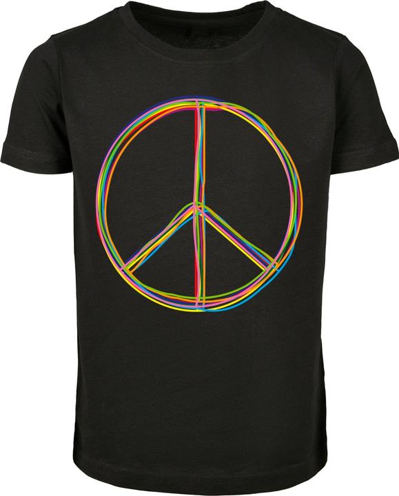 Produktbild Merchcode Girls Peace - Multicolor Short Sleeve Tee - 167905 (134, 140)