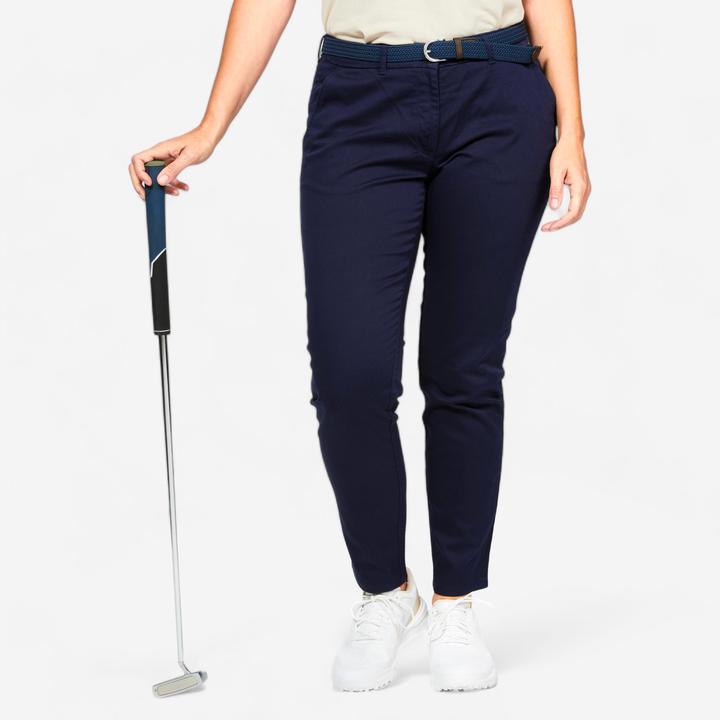 Produktbild Inesis Women's Golf Cotton Chinos - MW500 Navy Blue (31)