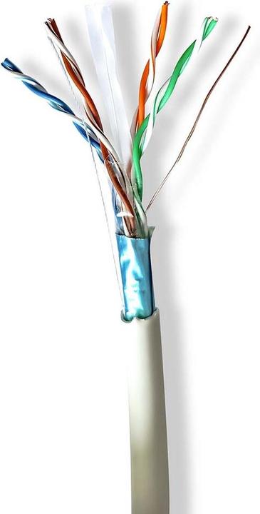 Actual product image Nedis Network Cable Rolls | CAT6 | Stranded Cable | F/UTP | Pure Copper | 305.0 m | Indoor (F/UTP, CAT6, 305 m)