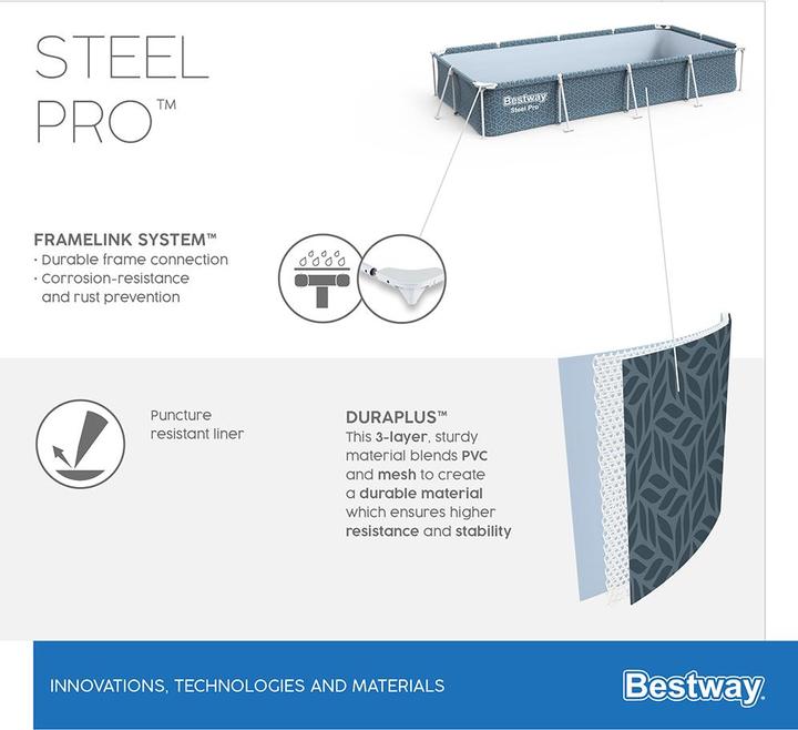 Produktbild Bestway Steel Pro Pool Set (3000 x 2010 x 660 mm)