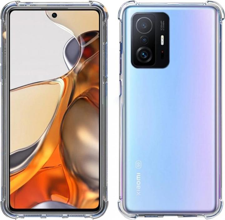 Actual product image Screenguard Xiaomi 11T Pro Hull Crystal Soft Airbag Bumper (Xiaomi 11T Pro)
