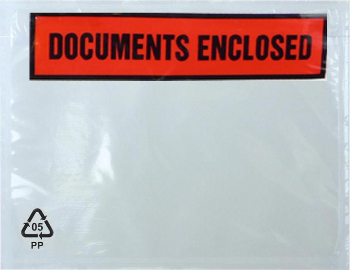 Produktbild Essentials PaketTasche Dokumente mit Aufschrift Documents Enclosed (A6, 1 x)