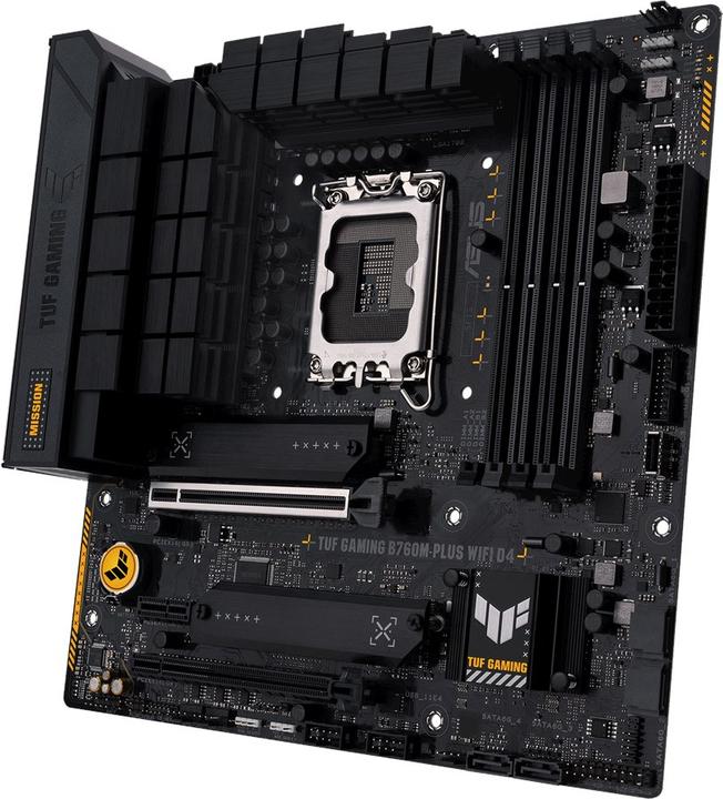 Produktbild ASUS TUF GAMING B760M-PLUS WIFI D4 (LGA 1700, Intel B760, mATX)