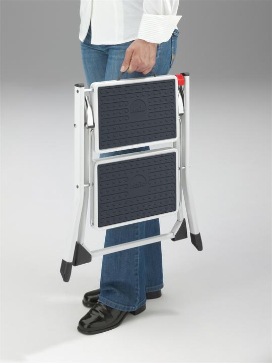 Image du produit Hailo MK60 StandardLine, escabeau en acier, 2 marches (Échelle deux plans, 50 cm)