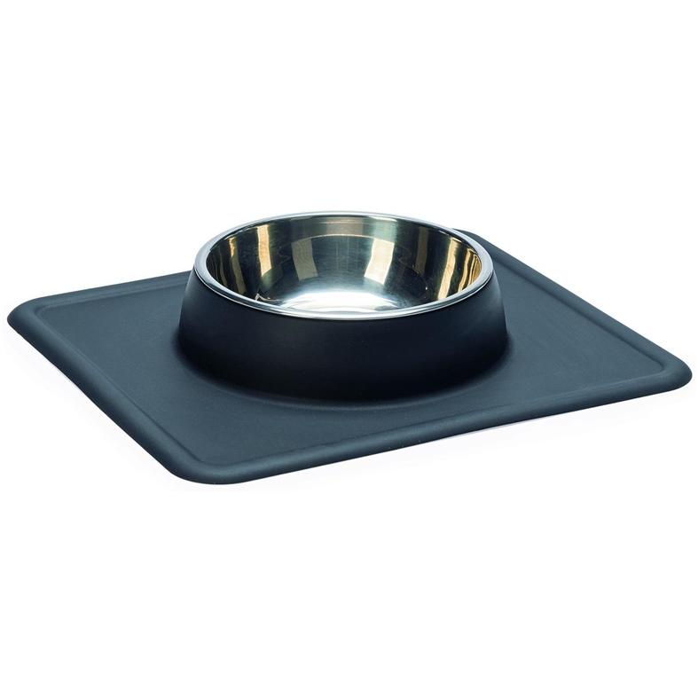 Karlie Ciotola in silicone Inox Dex (0.35 l), Ciotola mangime + Dosatore