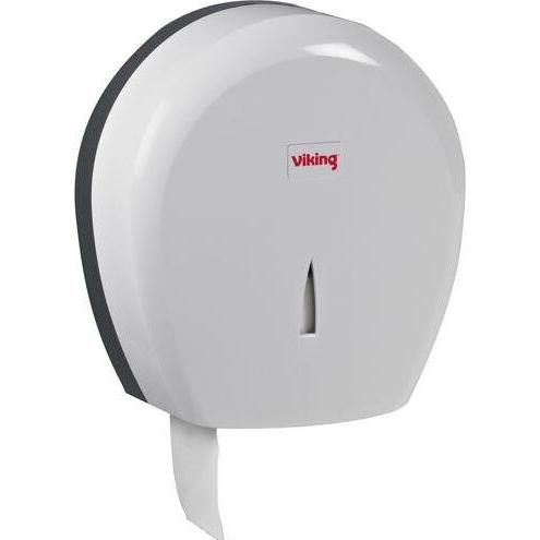 Viking, Portarotoli, Toilettenpapierspender Yalis Jumbo 400 Weiss Kunststoff Abschliessbar
