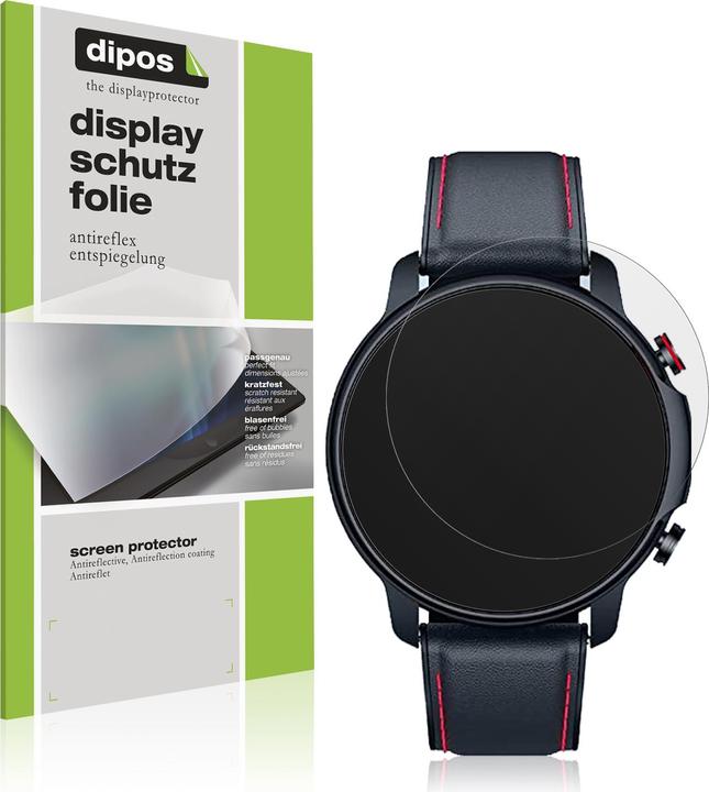 Actual product image Dipos Screen Protector Anti-Glare (Motsfit 1.32 inch smartwatch)