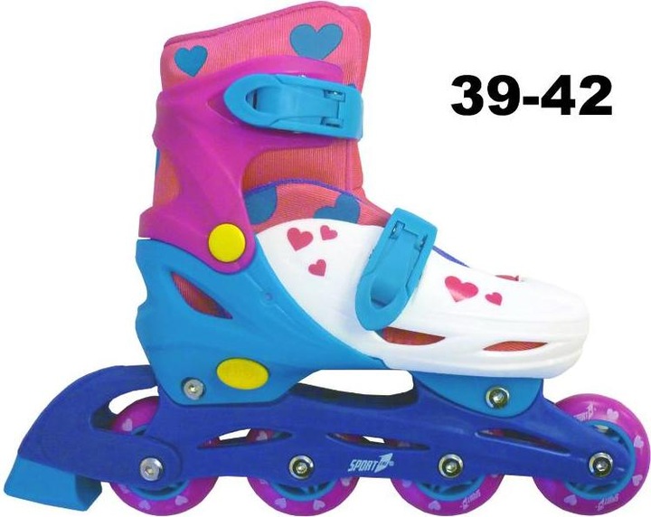 Produktbild Power Play Sport1 "Easy Roller" Pink inlinere Rulleskøjter til børn str. 39-42 (40)
