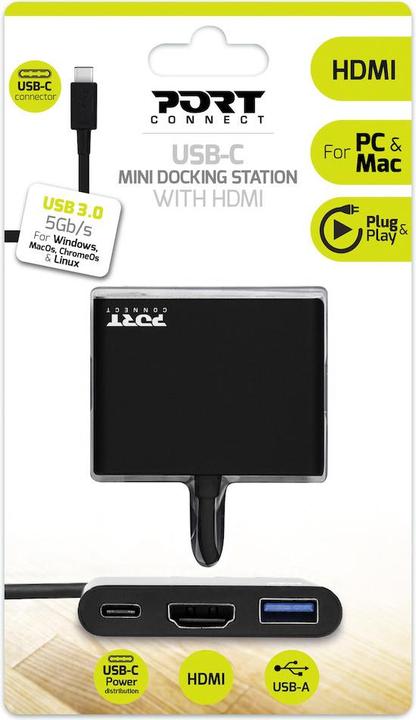 Actual product image Port Designs Mini (USB-C)