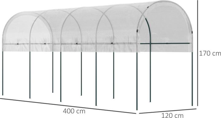 Produktbild Outsunny Tomatengewächsüberdachung